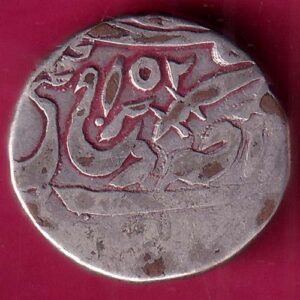 Jodhpur State "Swastik Mark" One Rupee Silver Coin – AA1455