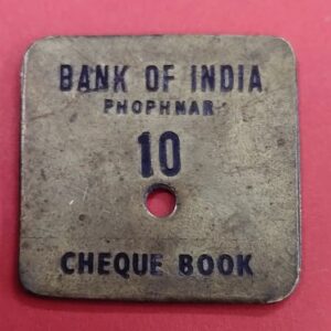Bank of India  Cheque book  Token  : Aa1430