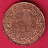 BRITISH INDIA 1939 ONE QURTER ANNA GEORGE VI COPPER COIN-F9106