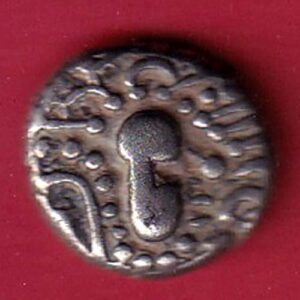 ANCIENT INDIA GADHAYA DYNASTY KING PORTRAIT COIN- S7145