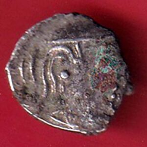 ANCIENT INDIA GUPTA DYNASTY KUMAR GUPTA KINGS PORTRAIT SILVER BEUTIFUL COIN  - S7208