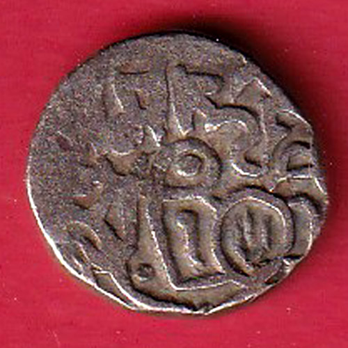 DELHI SULTAN SAMANT DEVA HORSE MAN & BULL TYPE COIN- S7220