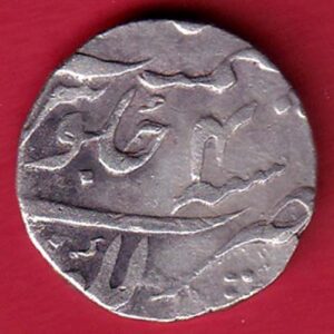mughals farrukhsiyar ry 4 one rupee silver coin- S7321