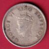 BRITISH INDIA 1938 bombay mint GEORGE VI HALF RUPEE SILVER COIN-SA3627