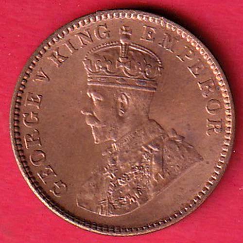 BRITISH INDIA 1933 ONE QURTER ANNA GEORGE VI COPPER COIN- sa3706