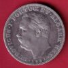 PORTUGUEZA INDIA UMA RUPEE  LUDOVICUS I 1881 SILVER COIN  - sa3720