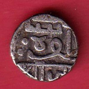 Nawanagar state shree jaamji HALF KORI RARE SILVER COIN– s7537
