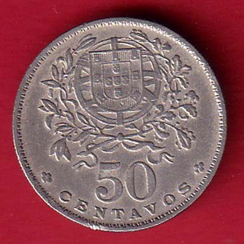 republica portuguesa 1964  50 centavos- S7543