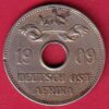 WORLD COIN :- GERMAN EAST AFRICA 1909 10 HELLER COIN - aa1497