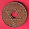 British West Africa 1952 George iv One Penny- S7372