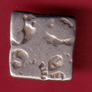 ANCIENT INDIA MAURYAN PERIOD MAGADH DYNASTY SILVER PUNCHMARK - S7391