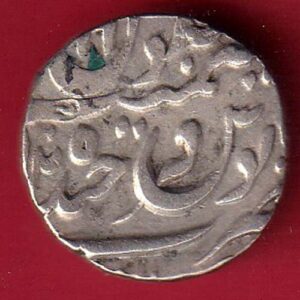 Hyderabad state Mahbub Ali khan 1317 A.H. 1870 A.D. one rupee silver coin- S7420