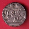 Awadh state INO shah Alam II Shuja - ud - Daula Muh. banaras mint 1754 AD RY 5 One rupee silver coin- S7425