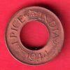 British India 1944 lahor mint one pice copper coin- S7444