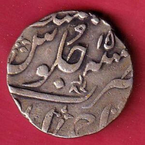 BOMBAY PRESIDENCY ry 15 INO AKBARSHAH AHMEDABAD MINT ONE RUPEE SILVER COIN- S7456