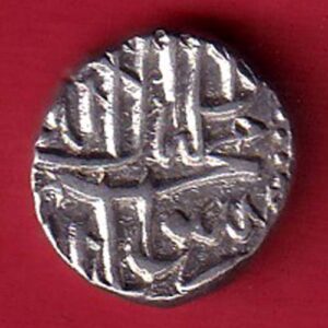 MUGHALS MOHD. AKBAR MAHMUDI SILVER COIN- S7478
