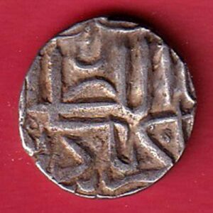 GUJARAT SULTAN MAHMUD SHAH half TANKA SILVER COIN–s7504