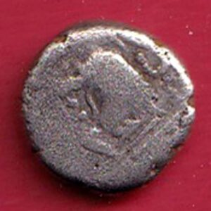 Ancient India Vallabhi Dynasty Kings Poratrait silver coin- S7570