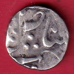 baroda state khande ah 1286 rao half rupee- S7576
