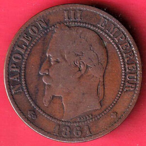 WORLD COIN : NAPOLEON EMPREREUR 1864- SA3801