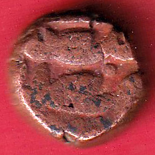 Mughals Akbar Alwar mint Half dam copper coin - SA3807