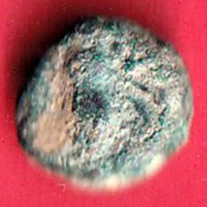 ancient india gadhaya dynasty king portrait coin- FEH188
