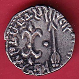 ANCIENT INDIA NAHAPAN DYNESTY KINGS PORTRAIT SILVER COIN - FEH47