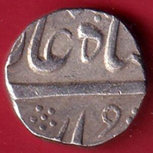 baroda state manaji ONE rupee silver coin - FEH54