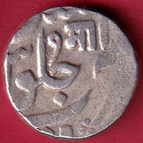 Baroda state manaji rao one rupee silver coin - FEH74