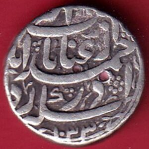 mughals ah 1033 Jahangir ahmedabad inAyat coplet one rupee beautiful silver coin- FEH75