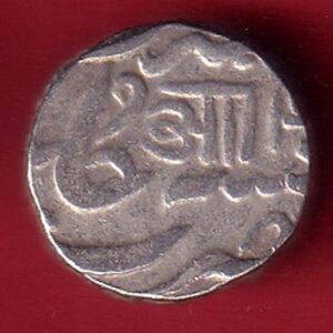BARODA STATE AANAND RAO hindi "AA" gaikwad silver coin– s7635