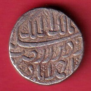 Mughals Jahangir As Salim Ahmedabad Mint One Rupee silver coin– s7658