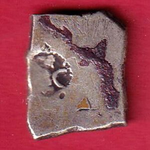 ANCIENT INDIA MAURYAN PERIOD MAGADH DYNASTY SILVER PUNCHMARK-sa3922