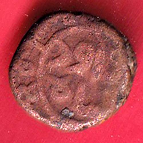 BAHAMANI SULTANATE 1/3 GANI DAUD SHAH BEAUTIFUL COPPER COIN  – FEH322