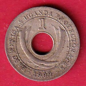 East Africa 1909 one Cents – Edward VII coin– s7815