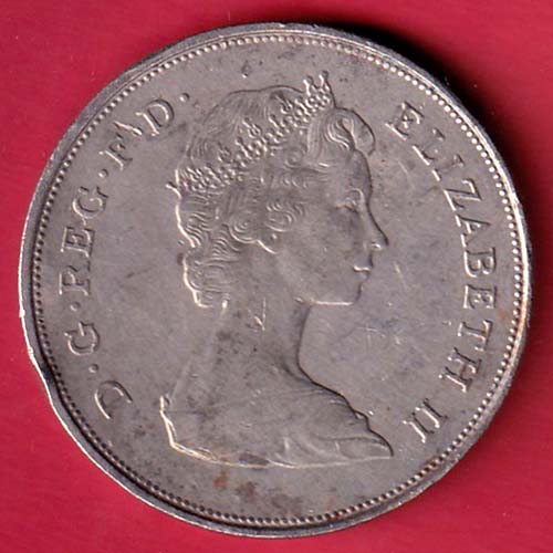 World coin : D.G. REG. Elizabeth 1981 – s7830