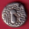 ANCIENT INDIA GADHAYA DYNASTY KING PORTRAIT COIN – s7831