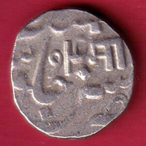 baroda state manaji rao one rupee silver coin-S7902