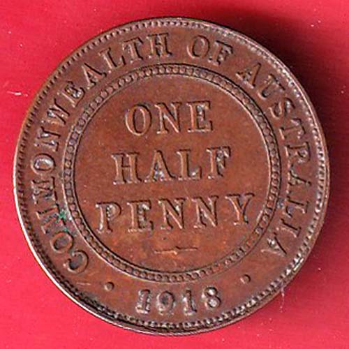 Australia Penny – George V 1918-S7915