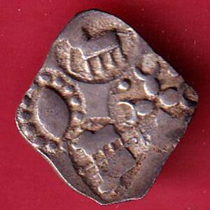 “rare” Ancient Punch Marked Coinage from Godavari Valley Vidarbha Region – Sa3972
