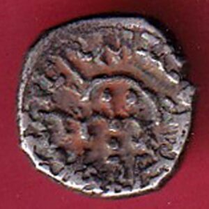 ANCIENT INDIA KSHATRAP DYNASTY KINGS PORTRAIT RARE SILVER Coin-sa3992