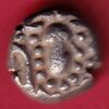 ANCIENT INDIA GADHAYA DYNASTY KING PORTRAIT COIN-sa3993