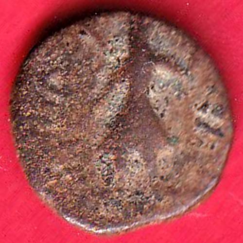 ANCIENT INDIA KUSHAN KING DYNASTY BEAUTIFUL SCARE COPPER COIN - feh357