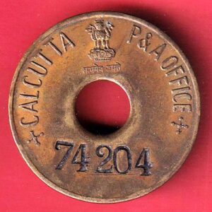 Token : Calcutta P & A office 74204– s7953