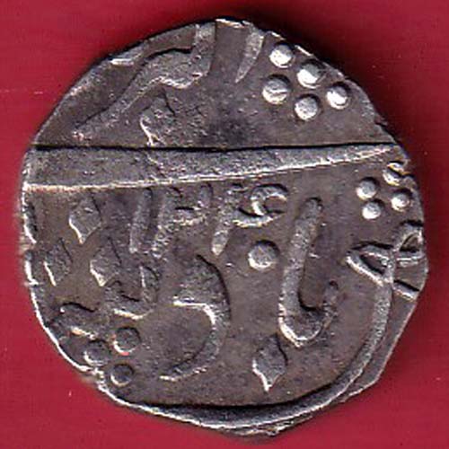 Baroda State Sayaji Rao one Rupee Silver Coin  - S7963