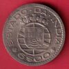 PORTUGUESE INDIA GOA 6 ESCUDO 1959 COIN - S7967