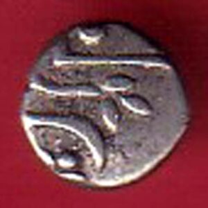 TRAVANCORE STATE RAJARAM VERMA IV SILVER CHUKRAM COIN-TA1239