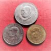 republic india mahatma gandhi 3 coins set aunc-unc