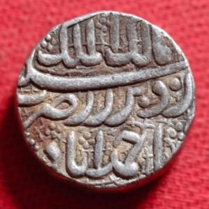 mughals jahangir as salim ahmedabad mint one rupee rare silver coin