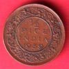 BRITISH INDIA 1939 1/2 pice COPPER COIN– HB193
